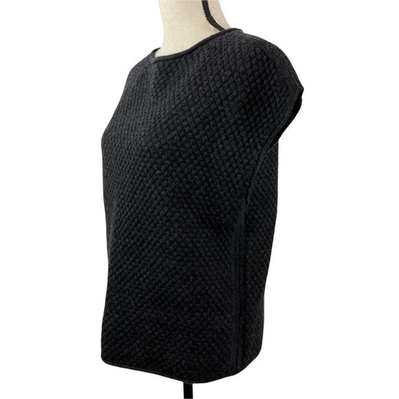 LAFAYETTE 148 NEW YORK 100% CASHMERE SLEEVELESS BOXY SWEATER TOP SIZE P US 0/2 - Picture 4 of 10